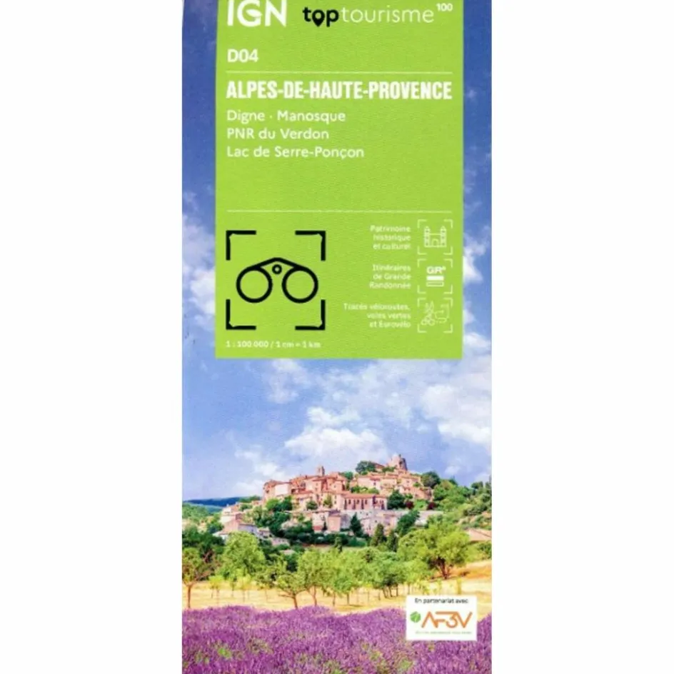 Straßenkarten|Fahrradkarten^4 ALPES DE HAUTE PROVENCE - Straßenkarte