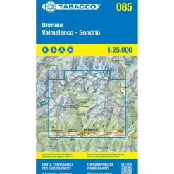 Wanderkarten Und Winterkarten|Wanderkarten Und Winterkarten^085 BERNINA - VALMALENCO - SONDRIO - Wanderkarte
