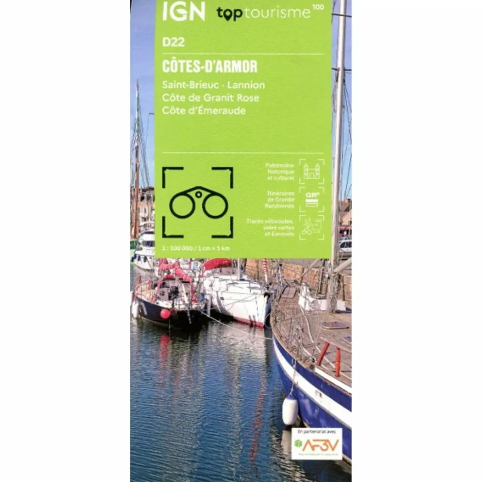 Online 22 CÔTES-D'ARMOR - Straßenkarte Straßenkarten|Fahrradkarten