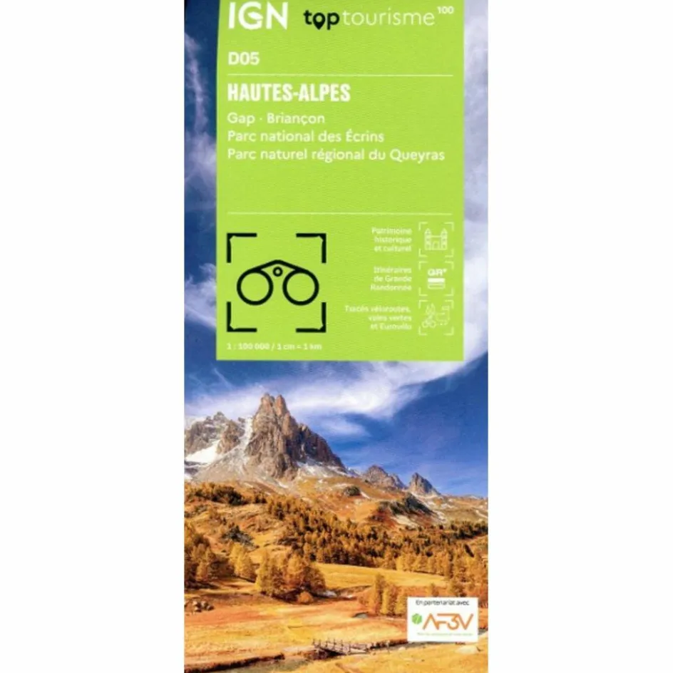 Hot 5 HAUTES-ALPES - Straßenkarte Straßenkarten|Fahrradkarten