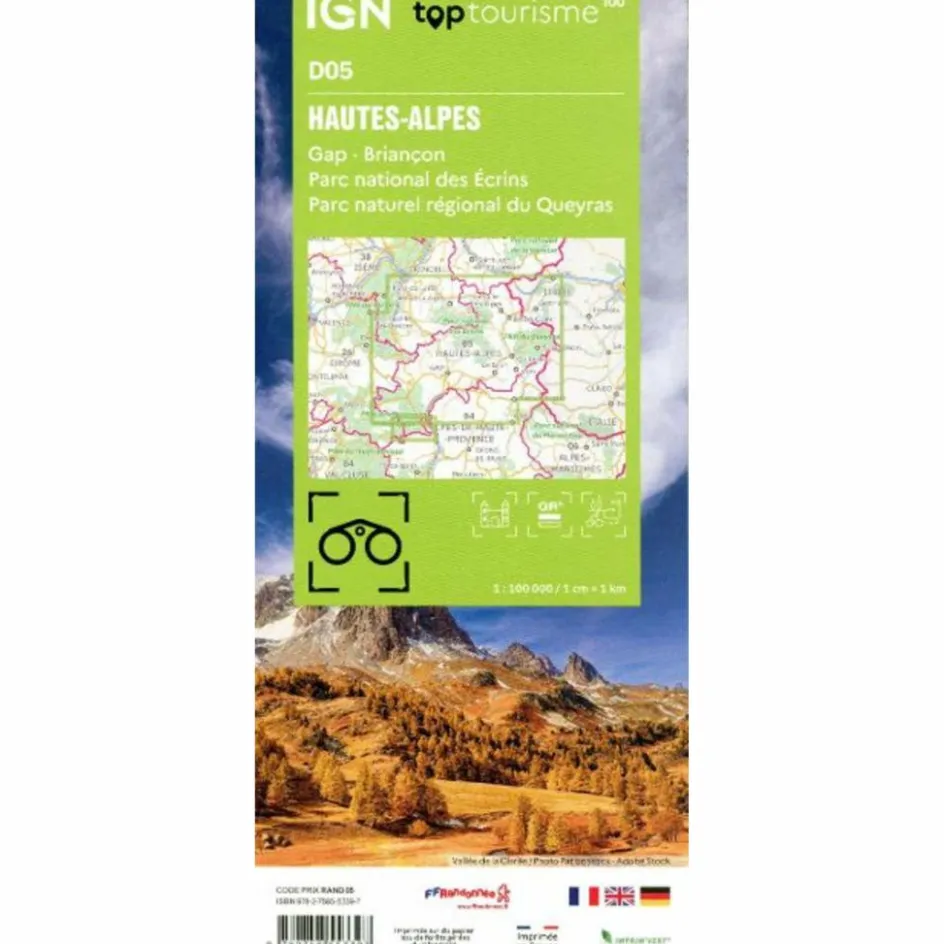 Hot 5 HAUTES-ALPES - Straßenkarte Straßenkarten|Fahrradkarten