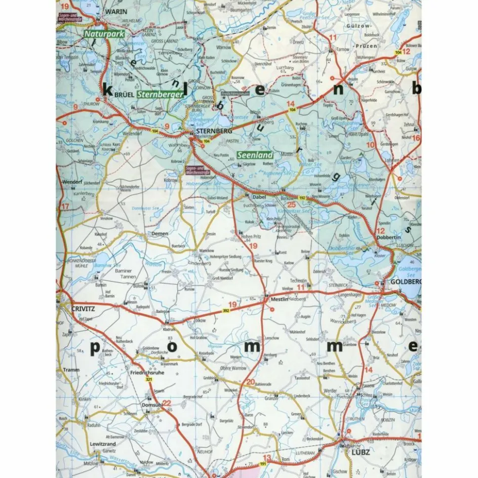 Straßenkarten|Straßenkarten^ADAC REGIONALKARTE BLATT 2 MECKLENBURGISCHE KÜSTE - Straßenkarte