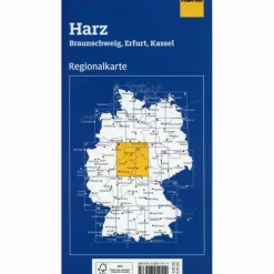 Straßenkarten|Straßenkarten^ADAC REGIONALKARTE BLATT 8  HARZ, BRAUNSCHWEIG, ERFURT, KASS - Straßenkarte