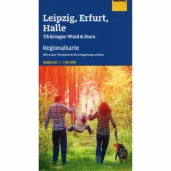 Straßenkarten|Straßenkarten^ADAC REGIONALKARTE BLATT 9 LEIPZIG, ERFURT, HALLE  1:150 000 - Straßenkarte
