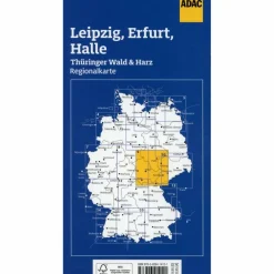 Straßenkarten|Straßenkarten^ADAC REGIONALKARTE BLATT 9 LEIPZIG, ERFURT, HALLE  1:150 000 - Straßenkarte