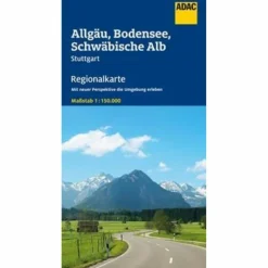 Straßenkarten|Straßenkarten^ADAC REGIONALKARTE DEUTSCHLAND BLATT 15 ALLGÄU, BODENSEE - Straßenkarte