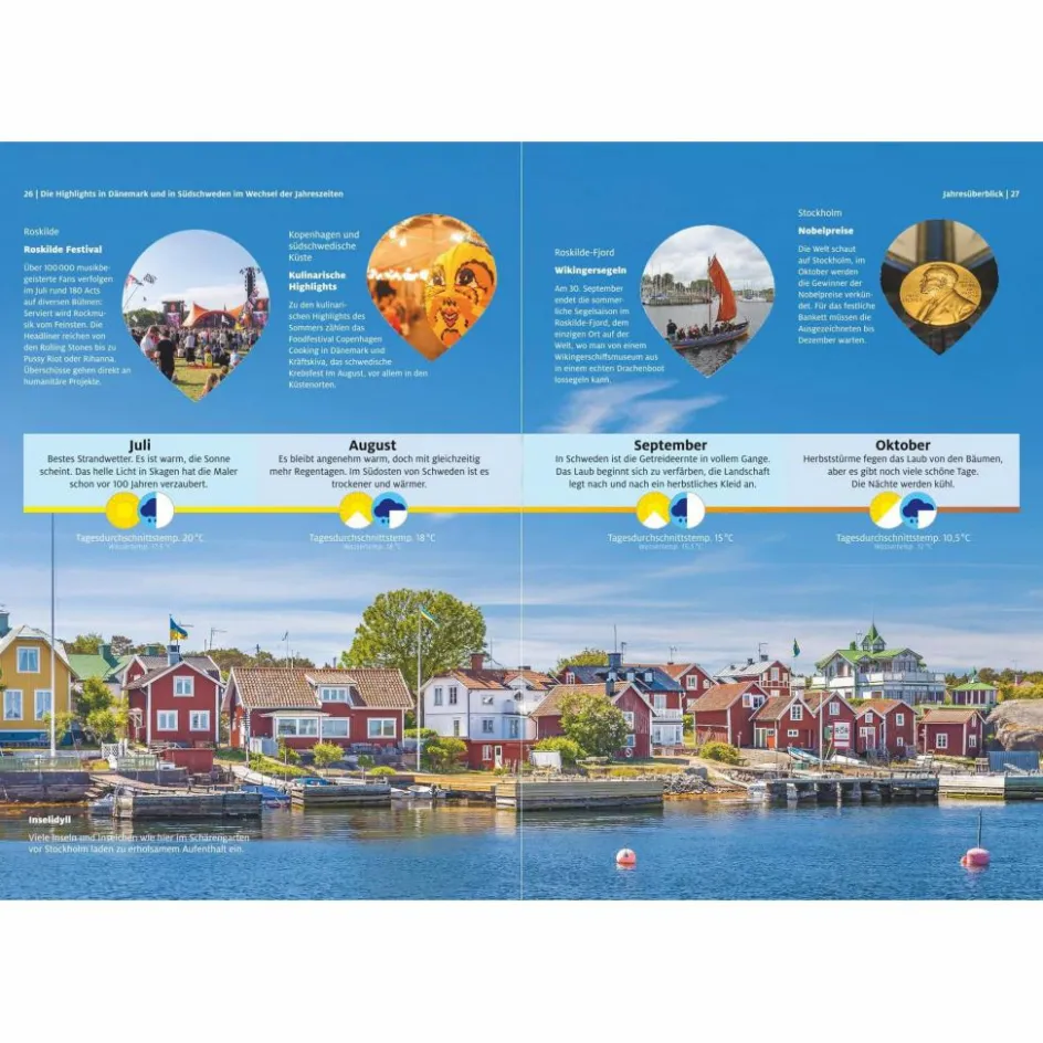 Hot ADAC ROADTRIPS - DÄNEMARK UND SÜDSCHWEDEN - Reiseführer Wohnmobilreiseführer