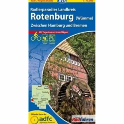 Fahrradkarten|Fahrradkarten^ADFC 1:75 000 LANDKREIS ROTENBURG - Fahrradkarte