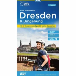 Fahrradkarten|Fahrradkarten^ADFC REGIONALKARTE DRESDEN & UMGEBUNG MIT TOURENVORSCHLÄGEN - Fahrradkarte