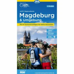 Fahrradkarten|Fahrradkarten^ADFC REGIONALKARTE MAGDEBURG & UMGEBUNG - Fahrradkarte