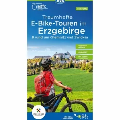 Fahrradkarten|Fahrradkarten^ADFC TRAUMHAFTE E-BIKE-TOUREN IM ERZGEBIRGE - Fahrradkarte