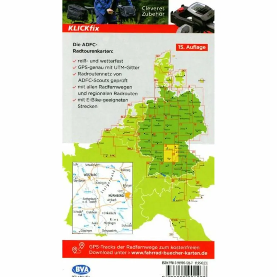 Outlet ADFC-RADTOURENKARTE 21 MAINFRANKEN TAUBERTAL 1:150.000 - Fahrradkarte Fahrradkarten|Fahrradkarten