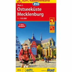 Clearance ADFC-RADTOURENKARTE 3 OSTSEEKÜSTE MECKLENBURG 1:150.000 - Fahrradkarte Fahrradkarten|Fahrradkarten