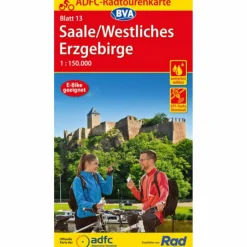 Clearance ADFC-RADTOURENKARTE 13 SAALE /WESTLICHES ERZGEBIRGE - Fahrradkarte Fahrradkarten|Fahrradkarten
