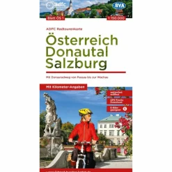 Fahrradkarten|Fahrradkarten^ADFC-RADTOURENKARTE ÖS1 ÖSTERREICH DONAUTAL SALZBURG - Fahrradkarte