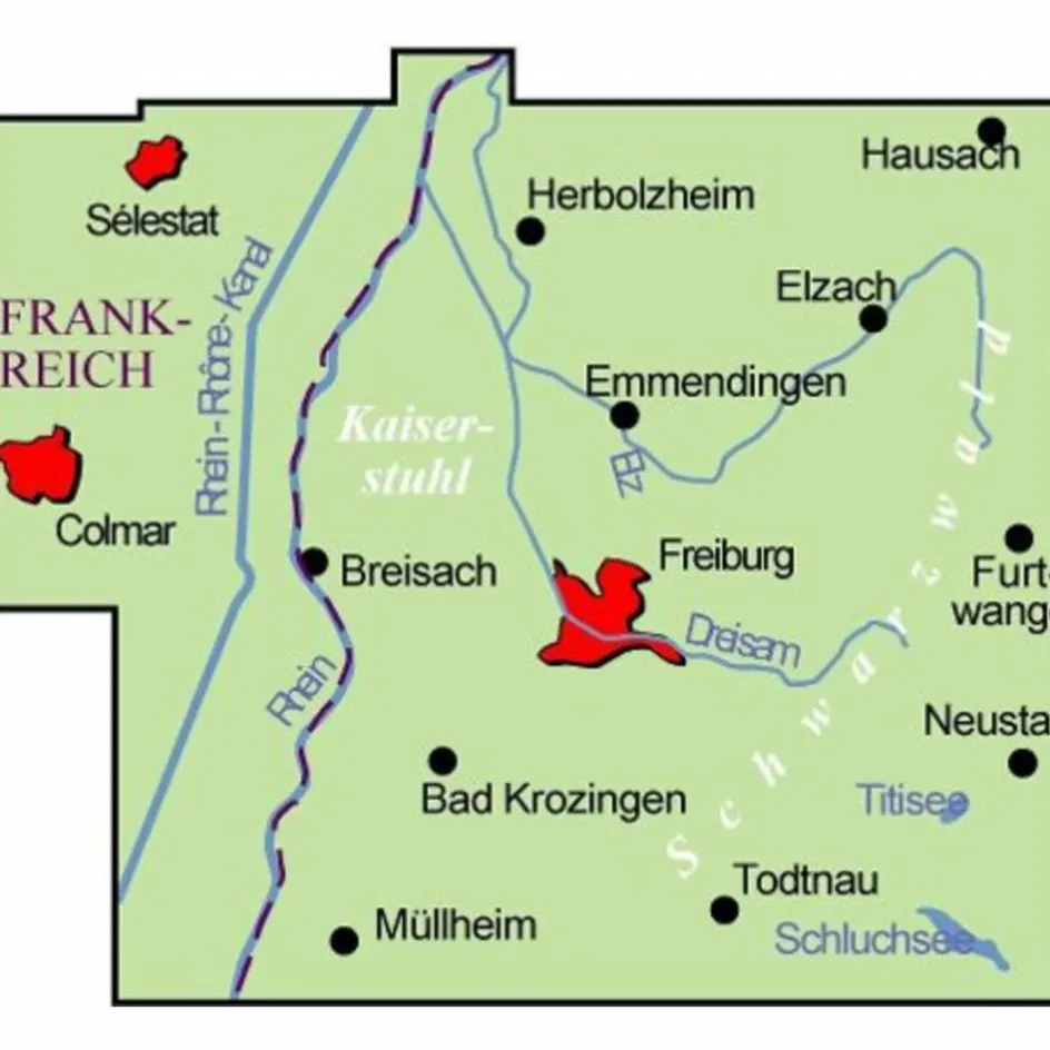Best ADFC-REGIONALKARTE FREIBURG UND UMGEBUNG 1:75.000 - Fahrradkarte Fahrradkarten|Fahrradkarten