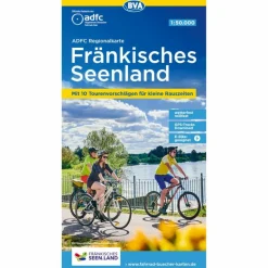 Fahrradkarten|Fahrradkarten^ADFC-REGIONALKARTE FRÄNKISCHES SEENLAND, 1:50.000 - Fahrradkarte