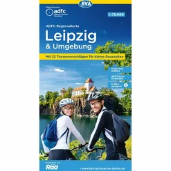 Fahrradkarten|Fahrradkarten^ADFC-REGIONALKARTE LEIPZIG UND UMGEBUNG, 1:75.000 - Fahrradkarte
