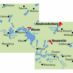 Online ADFC-REGIONALKARTE MECKLENBURGISCHE SEENPLATTE 1:75.000 - Fahrradkarte Fahrradkarten|Fahrradkarten