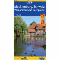 Fahrradkarten|Fahrradkarten^ADFC-REGIONALKARTE MECKLENBURGISCHE SCHWEIZ - Fahrradkarte