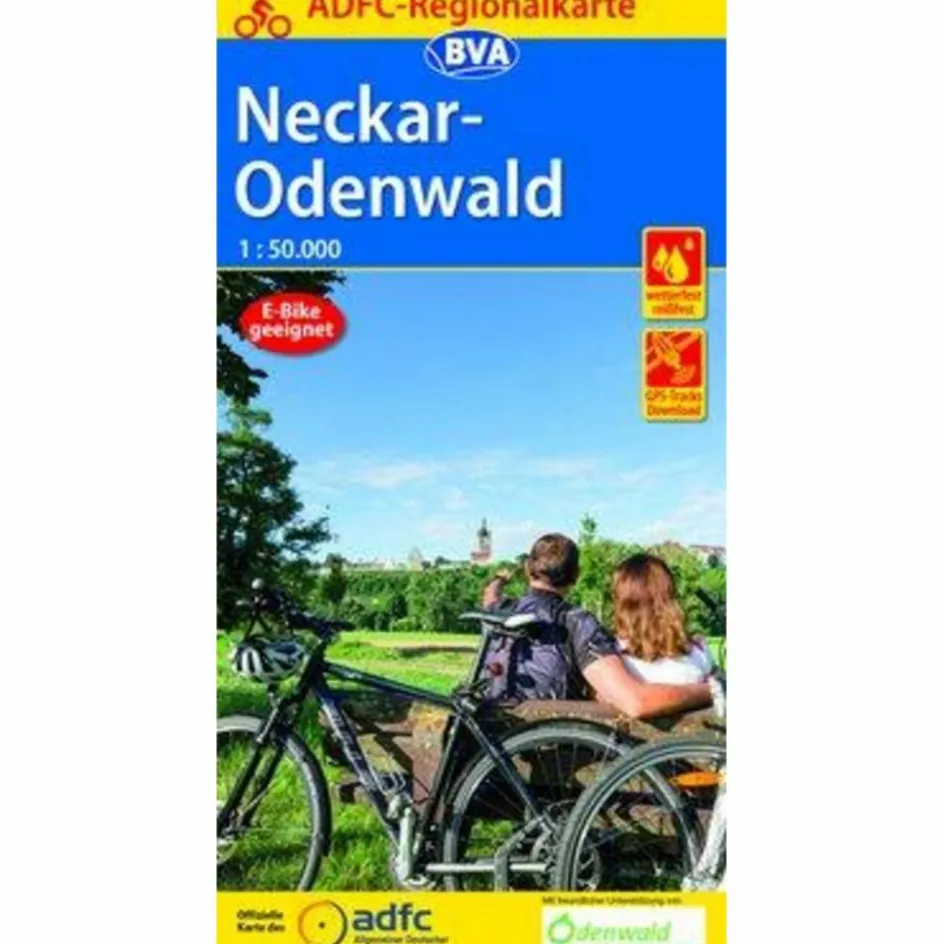 Best ADFC-REGIONALKARTE NECKAR-ODENWALD, 1:50.000 - Fahrradkarte Fahrradkarten|Fahrradkarten
