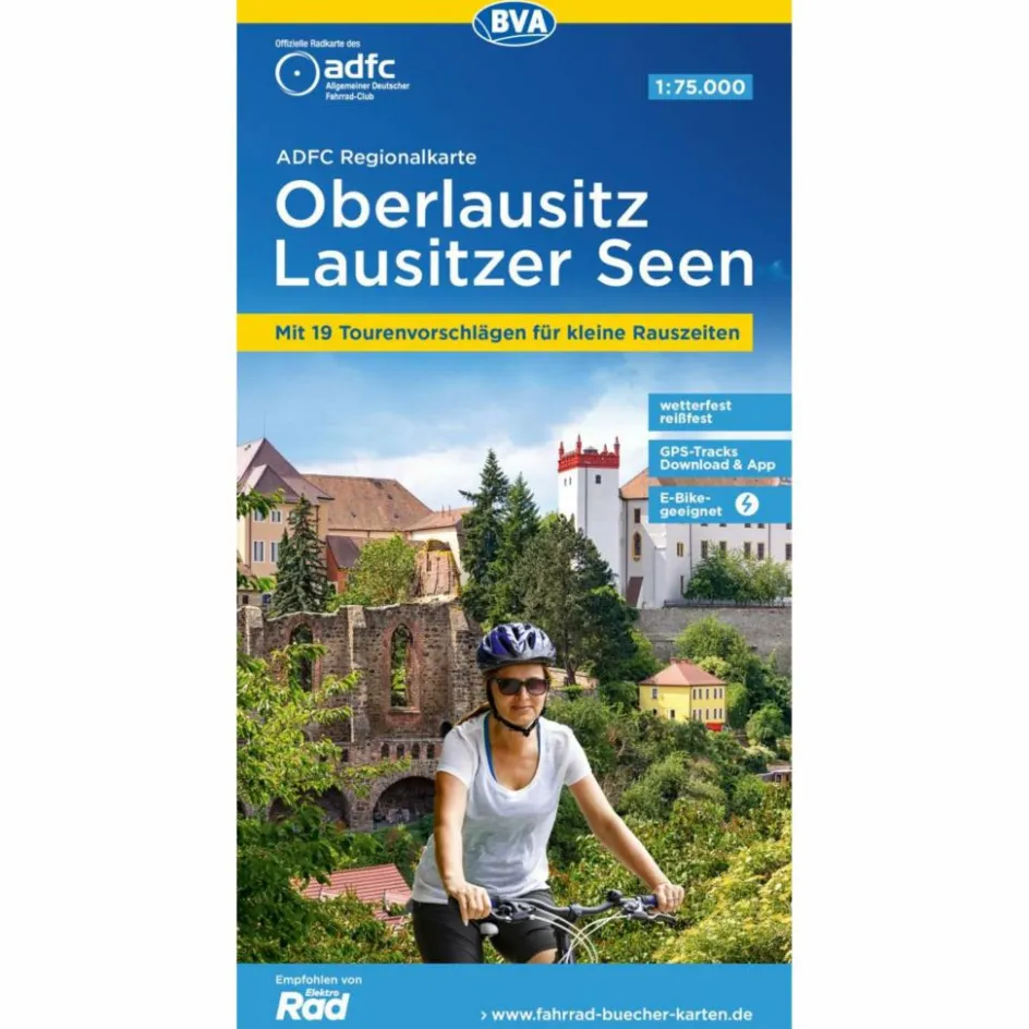 Online ADFC-REGIONALKARTE OBERLAUSITZ - LAUSITZER SEEN, 1:75.000 - Fahrradkarte Fahrradkarten|Fahrradkarten