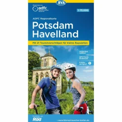 Fahrradkarten|Fahrradkarten^ADFC-REGIONALKARTE POTSDAM HAVELLAND, 1:75.000 - Fahrradkarte