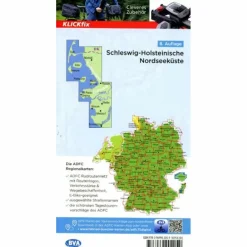 Discount ADFC-REGIONALKARTE SCHLESWIG-HOLSTEINISCHE NORDSEEKÜSTE - Fahrradkarte Fahrradkarten|Fahrradkarten