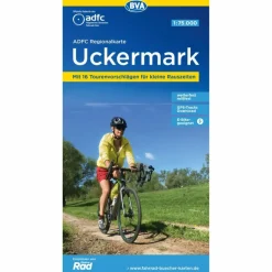 Fahrradkarten|Fahrradkarten^ADFC-REGIONALKARTE UCKERMARK, 1:75.000, MIT TAGESTOUREN - Fahrradkarte