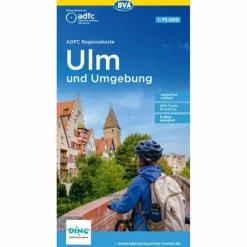 New ADFC-REGIONALKARTE ULM UND UMGEBUNG, 1:75.000 - Fahrradkarte Fahrradkarten|Fahrradkarten