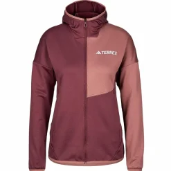 Damen Adidas Pullover Und Fleecepullover^TERREX XPERIOR LIGHT FLEECE HOODED JACKET Damen - Fleecejacke