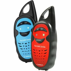 Kinder Albrecht Elektrogeräte|Kinderreisespiele Und Spielzeug^TECTALK SMILE, KIDS WALKIE TALKIE, PAIR, RED/BLUE - Funkgerät