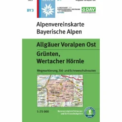 Wanderkarten Und Winterkarten|Wanderkarten Und Winterkarten^ALLGÄUER VORALPEN OST, GRÜNTEN, WERTACHER HÖRNLE