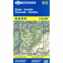 Sale ALPAGO-CANSIGLIO PIANCAVALLO - VALCELLINA 1:25 000 - Wanderkarte Wanderkarten Und Winterkarten|Wanderkarten Und Winterkarten