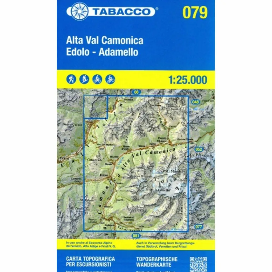 Clearance ALTA VAL CAMONICA - EDOLO - ADAMELLO 1:25 000 Wanderkarten Und Winterkarten|Wanderkarten Und Winterkarten