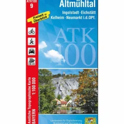 New ALTMÜHLTAL 1:100 000 - Wanderkarte Fahrradkarten|Wanderkarten Und Winterkarten