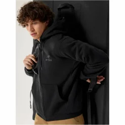 Herren Arc'teryx Pullover Und Fleecepullover^Arc'teryx EMBLEM FLEECE FULL-ZIP HOODY M Herren - Kapuzenjacke