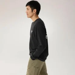 Herren Arc'teryx Shirts Und Tops^Arc'teryx KRAGG SL COTTON BIRD TILE LS M Herren - Langarmshirt