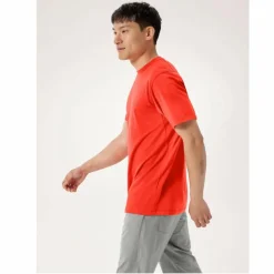 Herren Arc'teryx Shirts Und Tops^Arc'teryx KRAGG SL COTTON BIRD WORD SS M Herren - T-Shirt