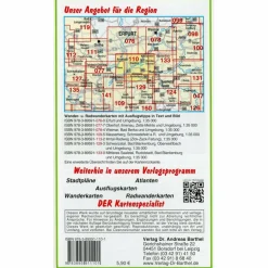 Fahrradkarten|Wanderkarten Und Winterkarten^ARNSTADT, STADTILM UND UMGEBUNG 1 : 35 000 - Wanderkarte