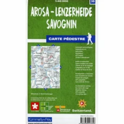 Wanderkarten Und Winterkarten|Wanderkarten Und Winterkarten^AROSA - LENZERHEIDE - SAVOGNIN 35 WANDERKARTE 1:40 000 MATT - Wanderkarte