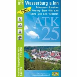 ATK25-O14 WASSERBURG A.INN - Wanderkarte Fahrradkarten|Wanderkarten Und Winterkarten