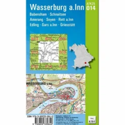ATK25-O14 WASSERBURG A.INN - Wanderkarte Fahrradkarten|Wanderkarten Und Winterkarten