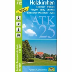 ATK25-P12 HOLZKIRCHEN (AMTLICHE TOPOGRAPHISCHE KARTE 1:25000 - Wanderkarte Fahrradkarten|Wanderkarten Und Winterkarten
