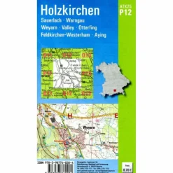 ATK25-P12 HOLZKIRCHEN (AMTLICHE TOPOGRAPHISCHE KARTE 1:25000 - Wanderkarte Fahrradkarten|Wanderkarten Und Winterkarten