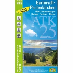 Fahrradkarten|Wanderkarten Und Winterkarten^ATK25-R09 GARMISCH-PARTENKIRCHEN - Wanderkarte