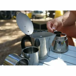 Basic Nature Kaffee Equipment|Campingtöpfe Und Campinggeschirr^ESPRESSO MAKER EDELSTAHL - Kaffeepresse