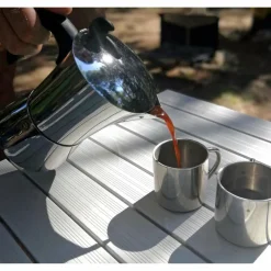 Basic Nature Kaffee Equipment|Campingtöpfe Und Campinggeschirr^ESPRESSO MAKER EDELSTAHL - Kaffeepresse