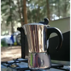 Basic Nature Kaffee Equipment|Campingtöpfe Und Campinggeschirr^ESPRESSO MAKER EDELSTAHL - Kaffeepresse