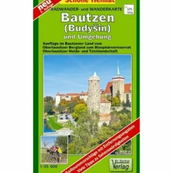 Fahrradkarten|Wanderkarten Und Winterkarten^BAUTZEN UND UMGEBUNG 1 : 35 000 - Wanderkarte